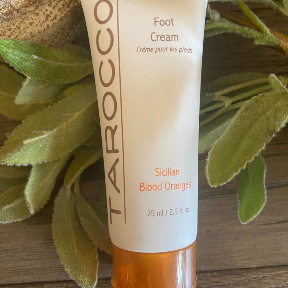 NEW Tarocco Foot Cream, sicilian blood orange